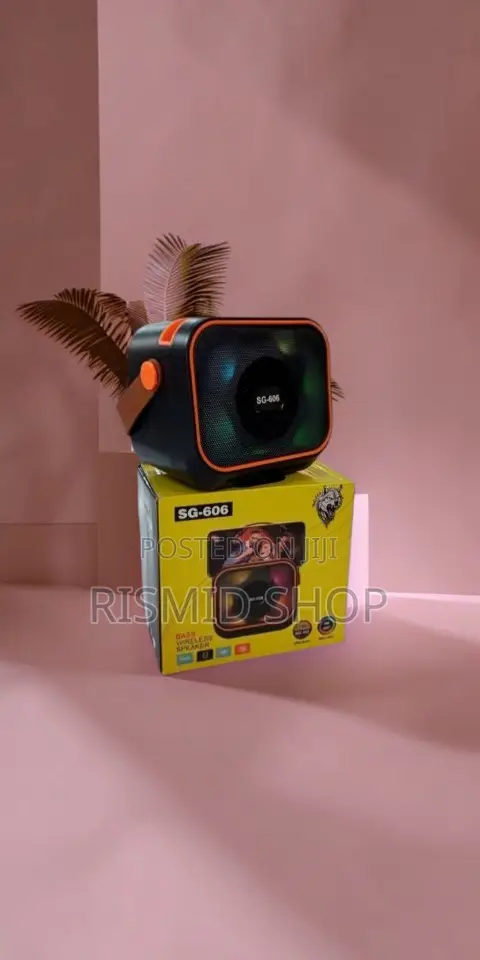 SG 606 Rechargeable Bluetooth Bass Speaker