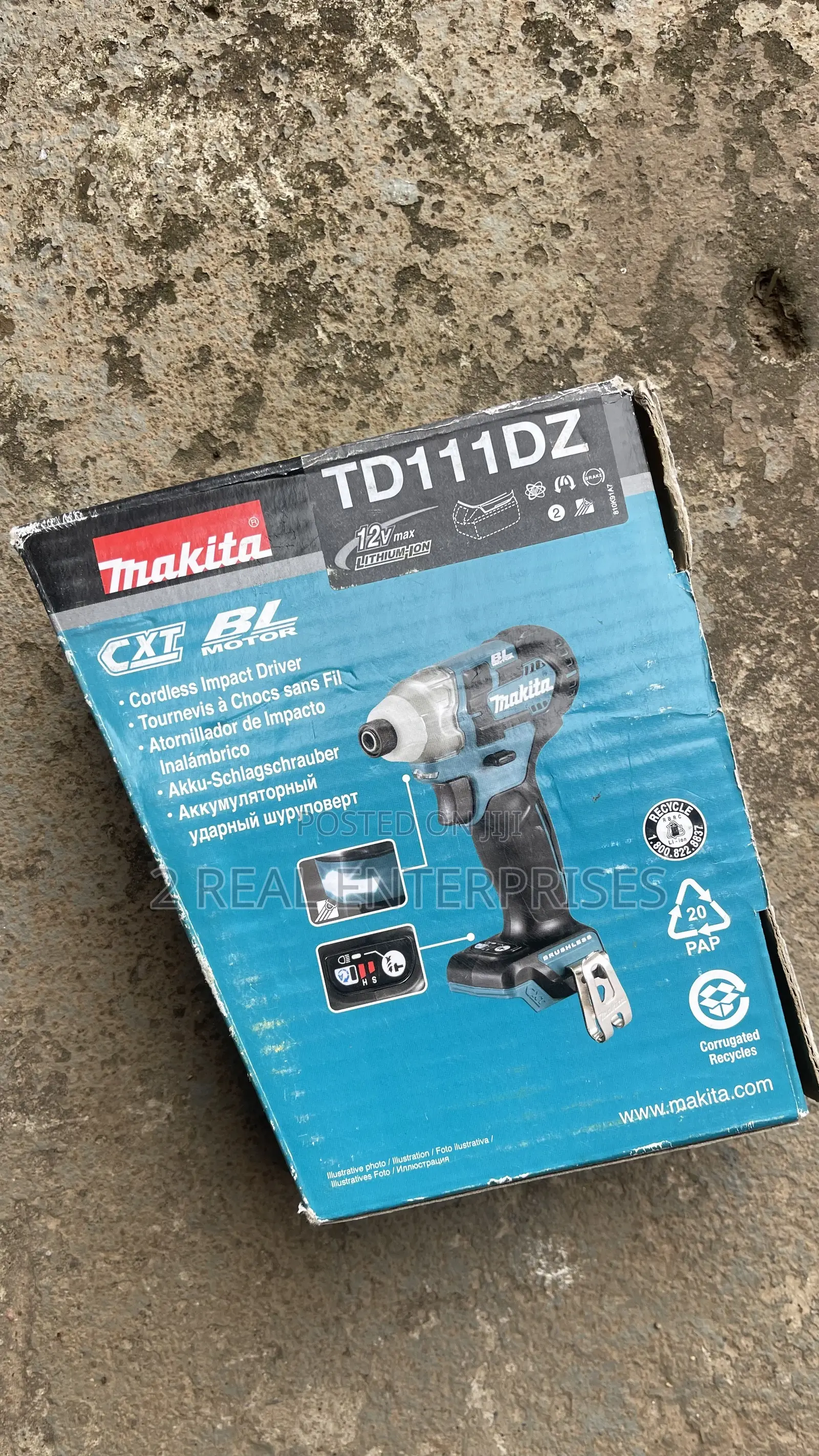 Makita 12V Max CXT Brushless Cordless Impact Driver (Bare Tool Only)