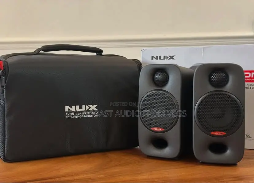 NUX AXON 3 Studio Reference Monitor,3/8" Mounting Socket, 4-Pin Black