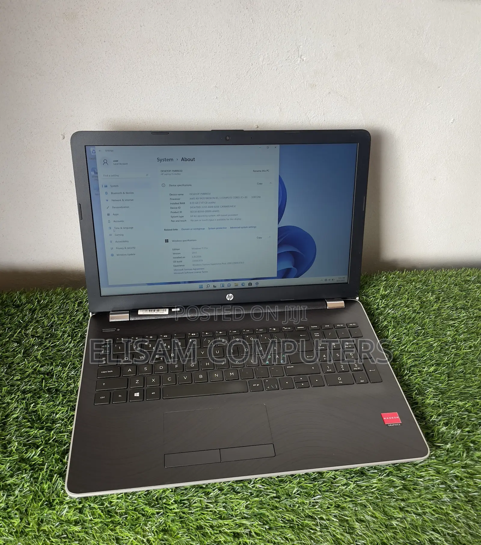 Laptop HP Pavilion 15 8GB SSD 128GB