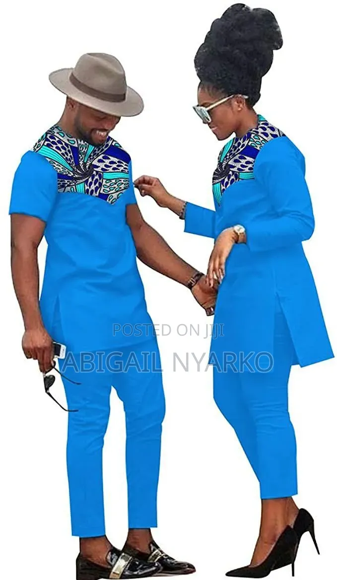 Custom Matching Couple's Kaftan Set