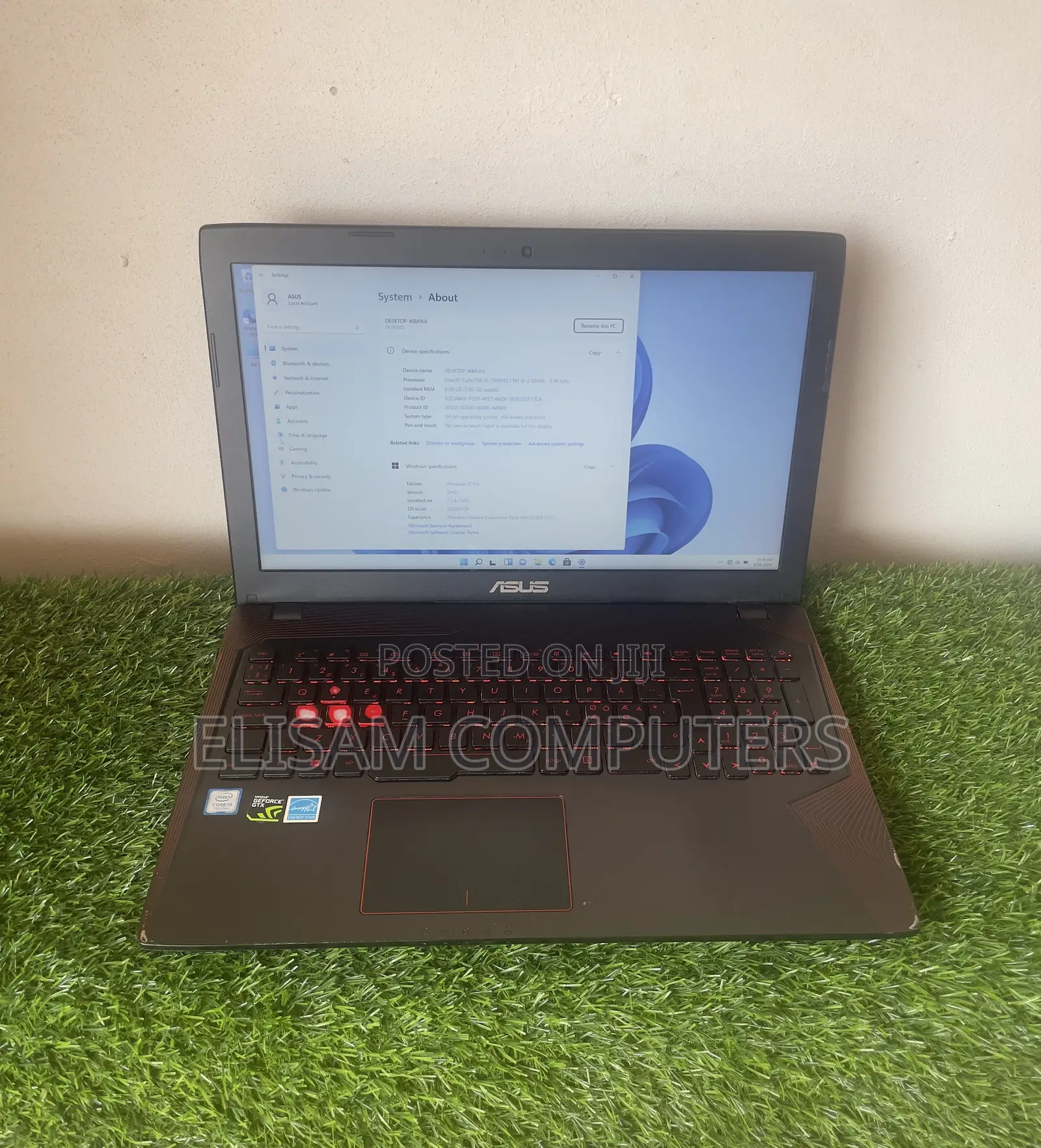 Laptop Asus GL552VX 8GB Intel Core i7 SSD 256GB