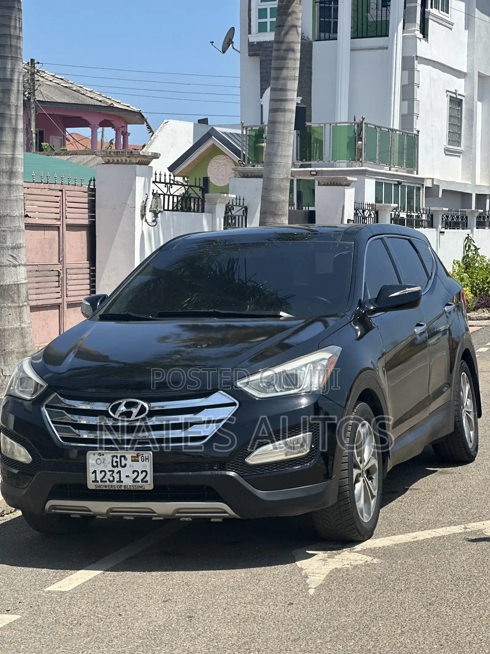 Hyundai Santa Fe Limited 4dr SUV AWD (3.3L 6cyl 6A) 2015 Black