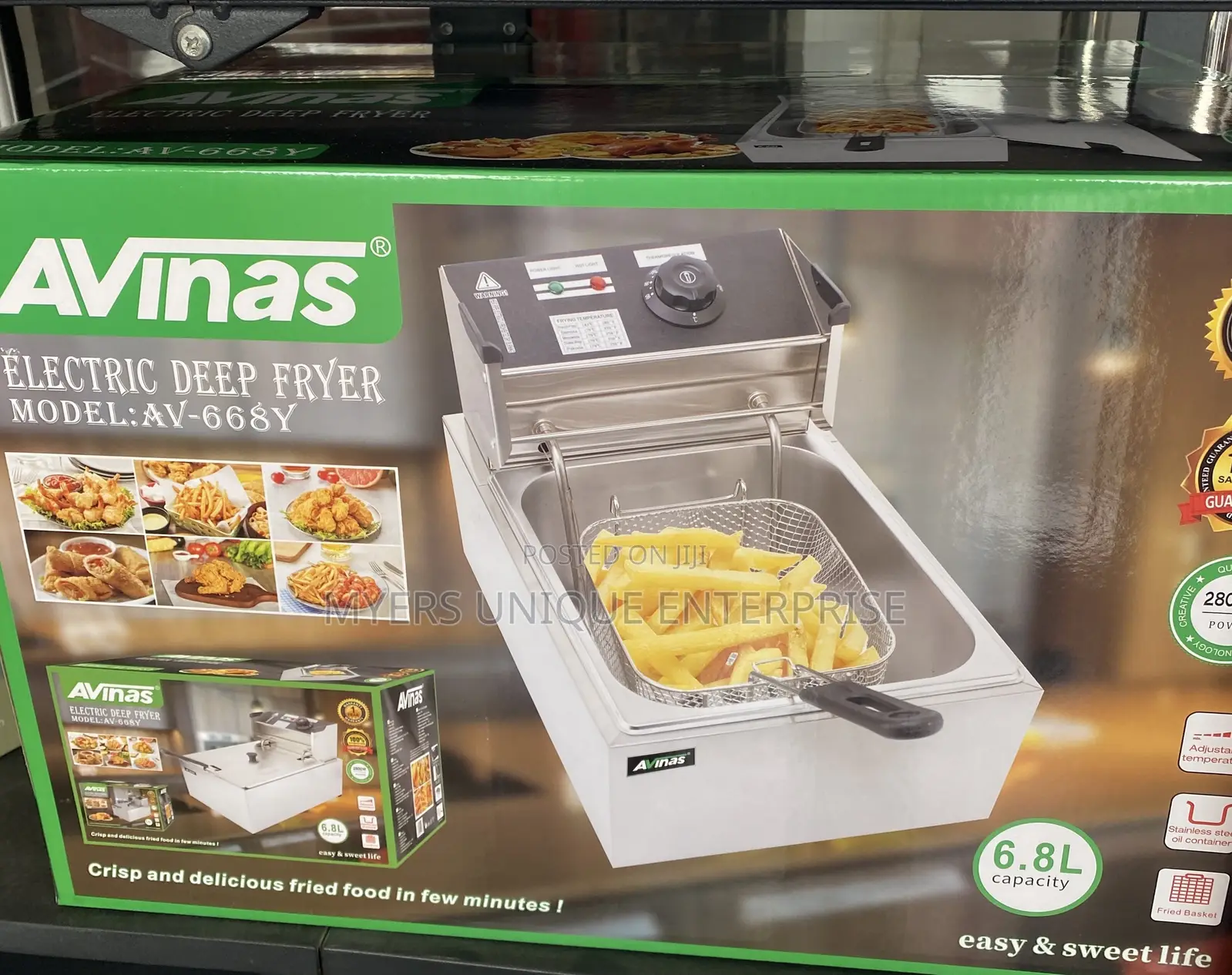 Well Designed Avinas 6.8l Deep Fryer