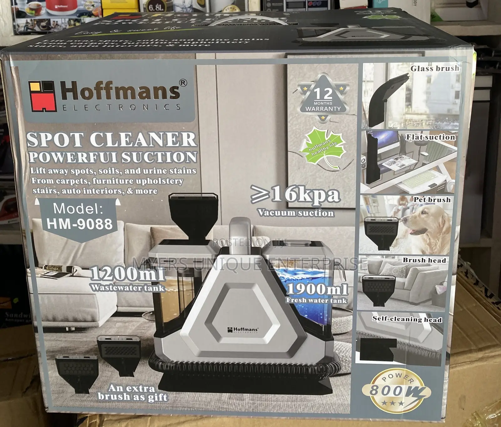 Hoffmans Water Drain Solution Vacuum Cleaner