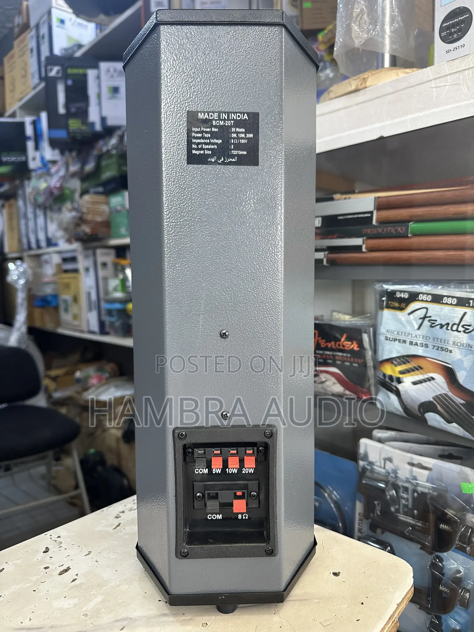 Maxxon Metal Column Speaker Pair