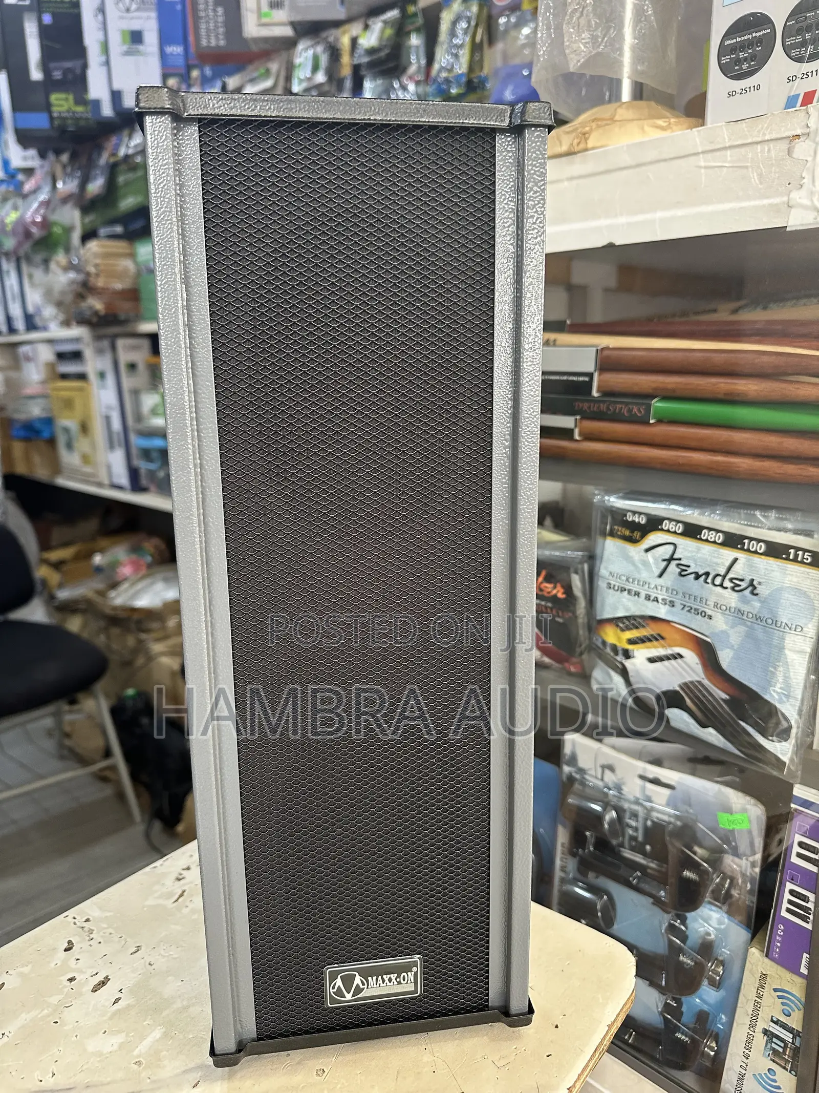 Maxxon Metal Column Speaker Pair