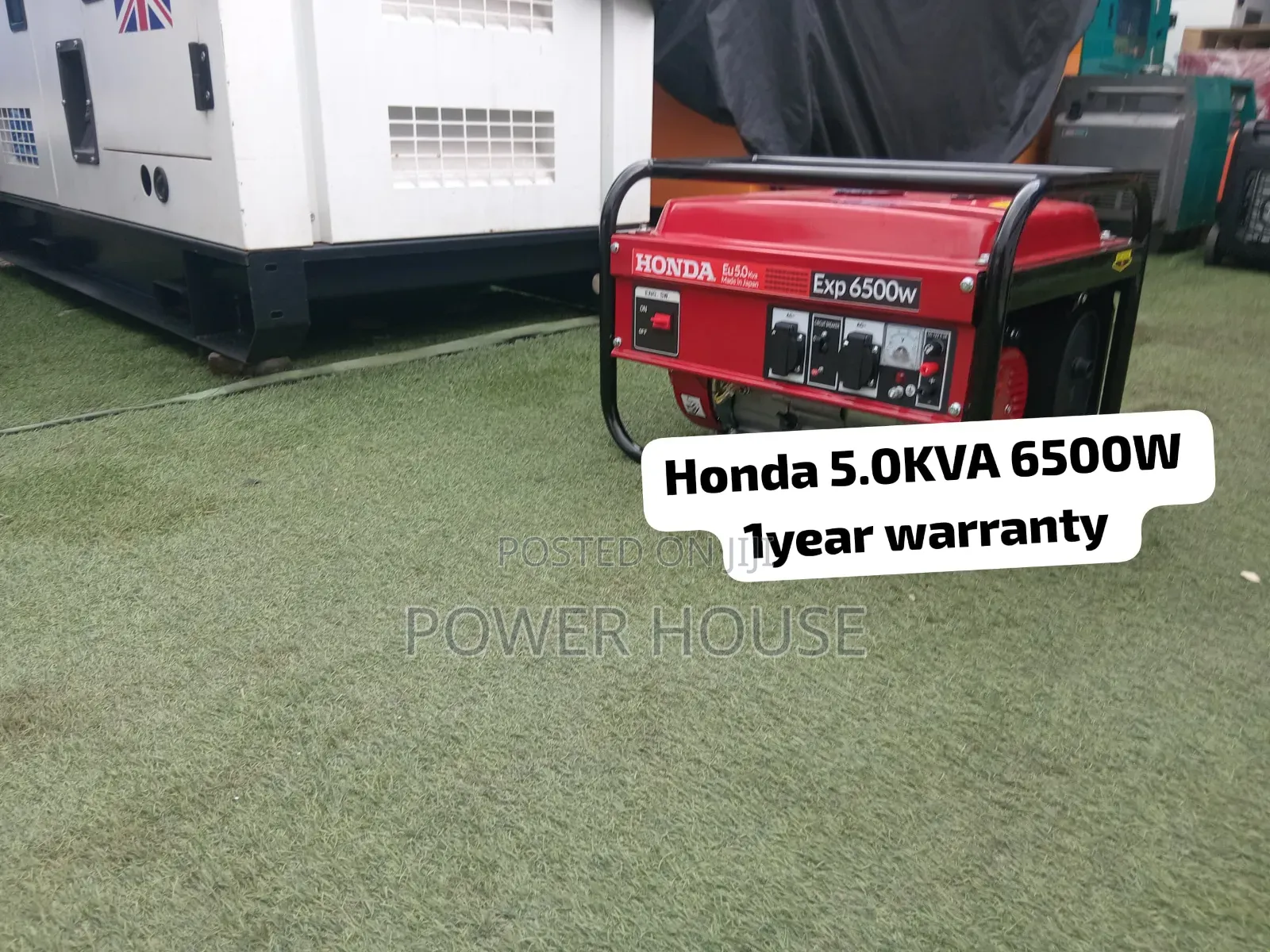 Powerful Honda 6500W Petrol Generator – Built Tough for Reliable