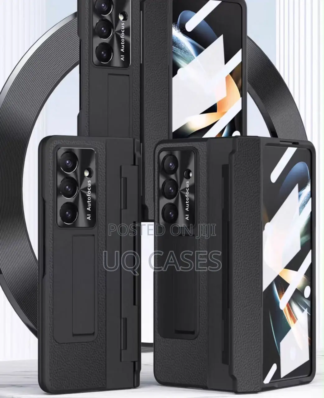 Leather Samsung  Zfold 7 Phone Case (With Free Delivery Within Accra)