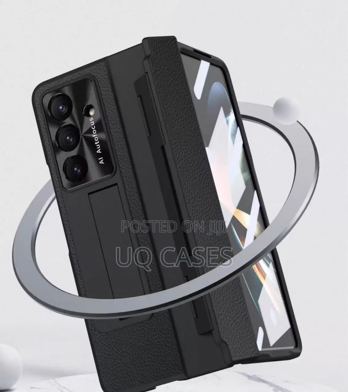 Leather Samsung  Zfold 7 Phone Case (With Free Delivery Within Accra)