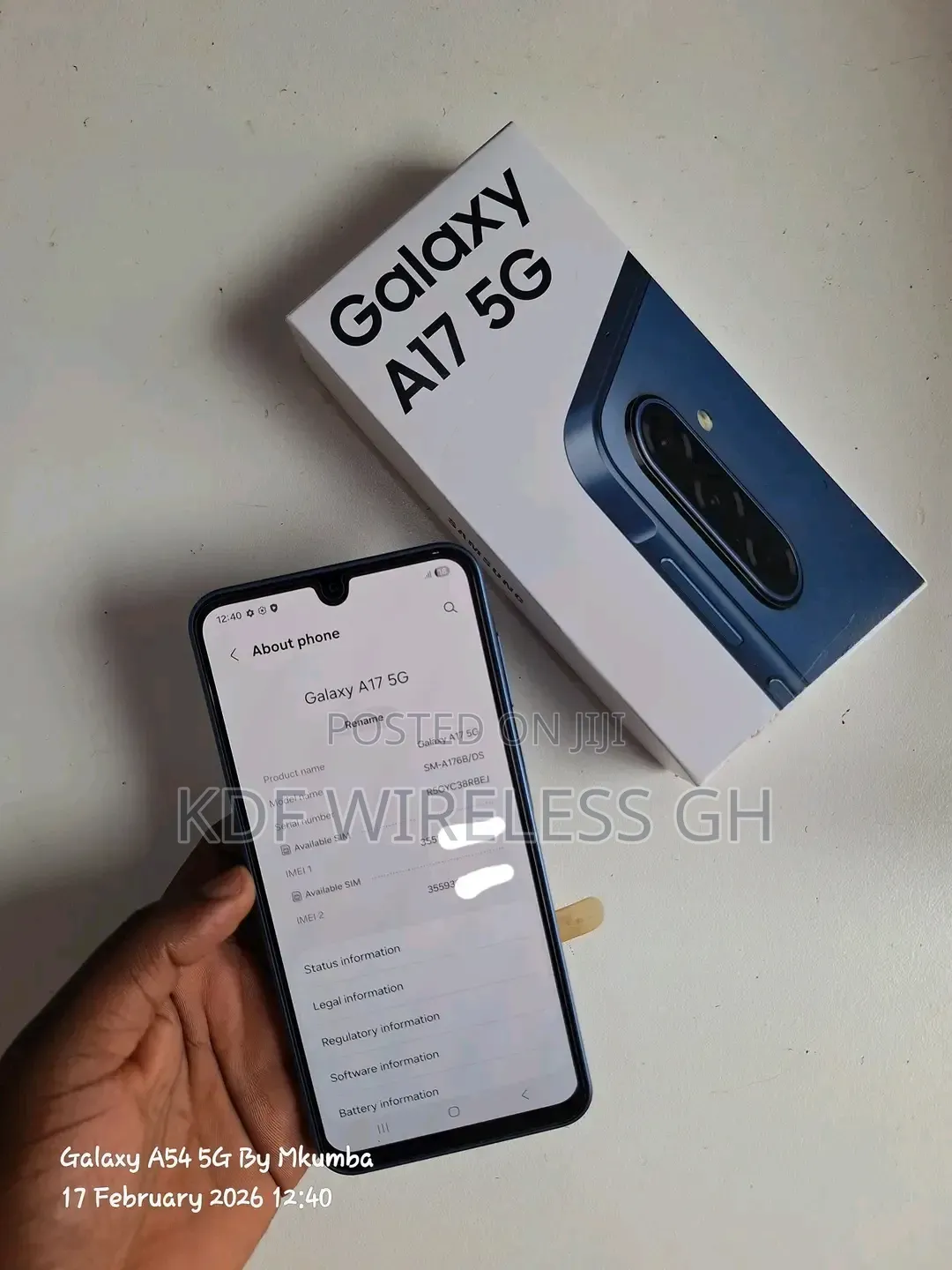New Samsung Galaxy A17 256 GB Blue