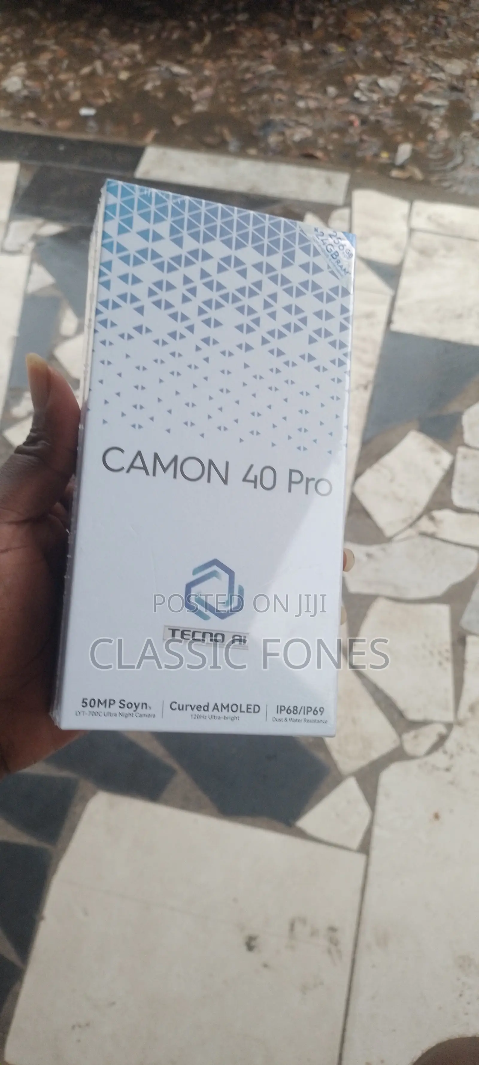 New Tecno Camon 40 Pro 5G 256 GB Black
