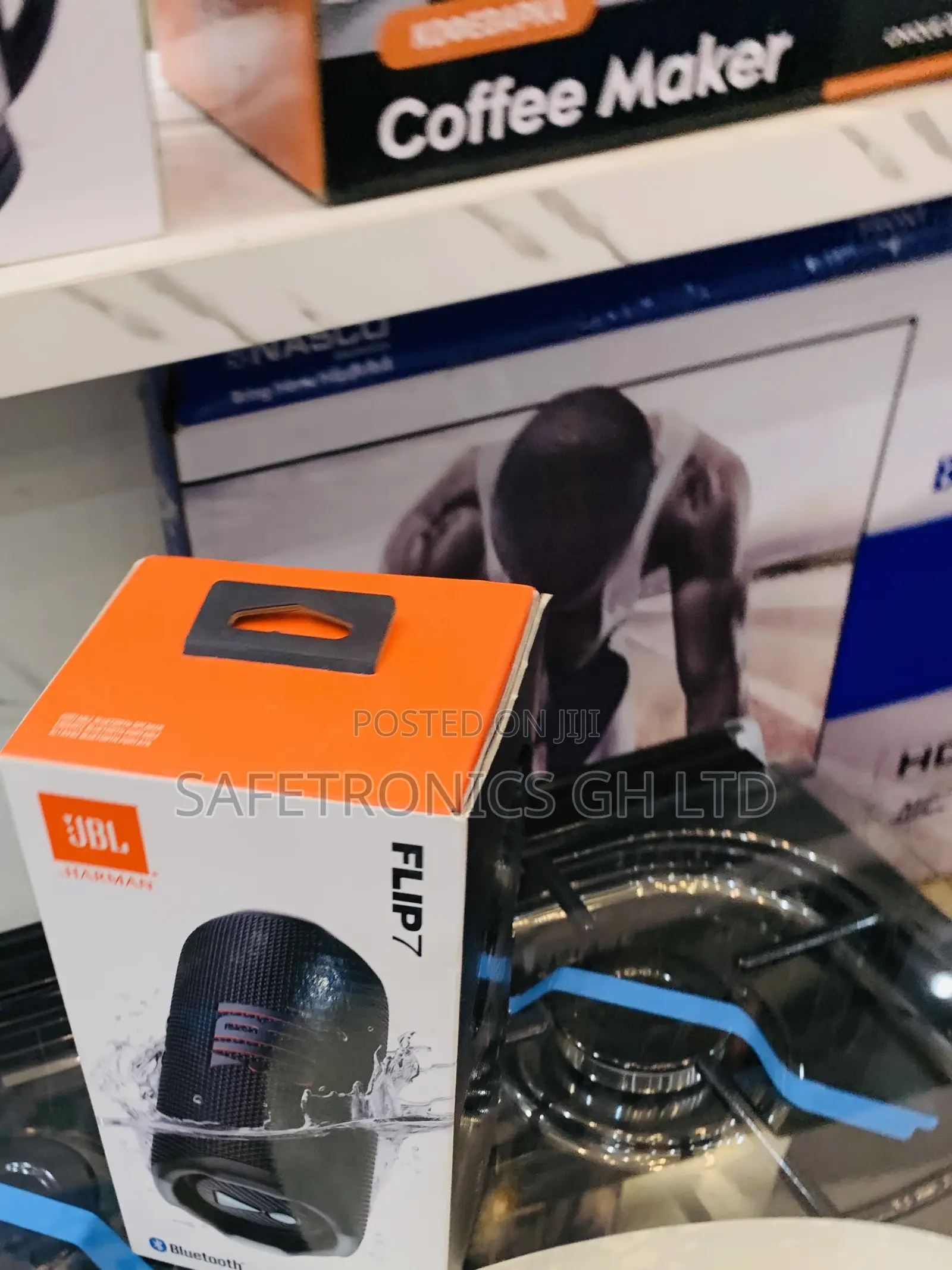 Order Unique JBL Flip 6 Portable Wireless Speaker- Black