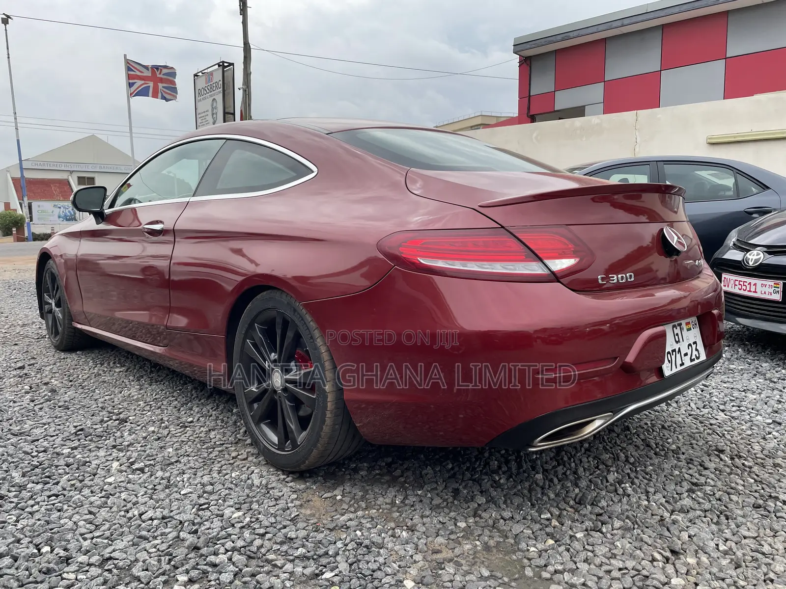 Mercedes-Benz C300 Base Coupe RWD (2.0L 4cyl 7A) 2017 Burgundy