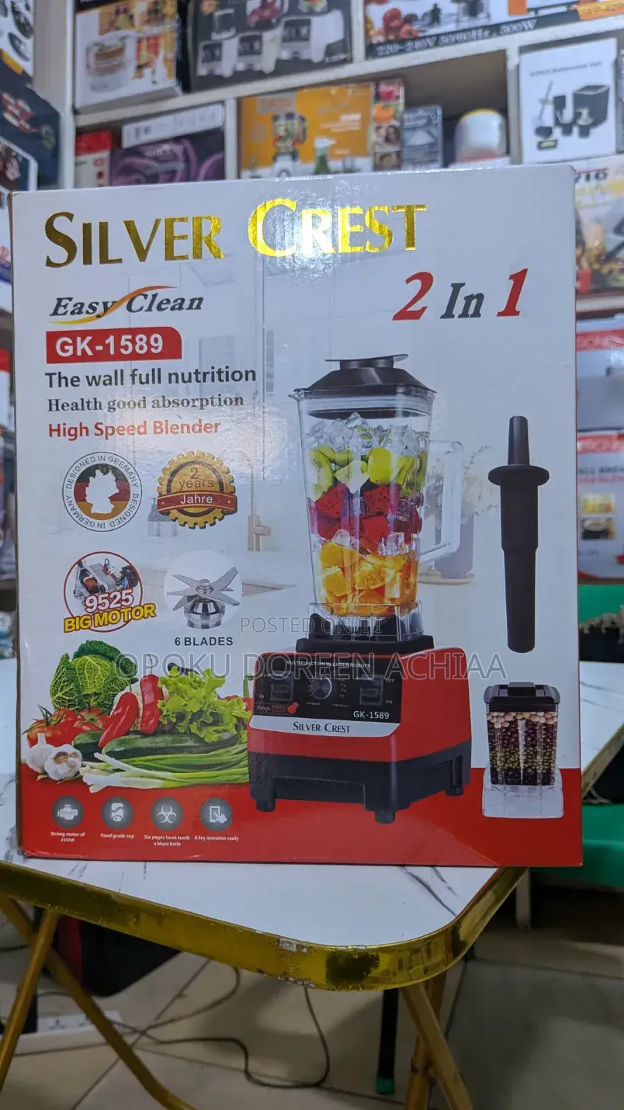 2 in 1Silver Crest Blender