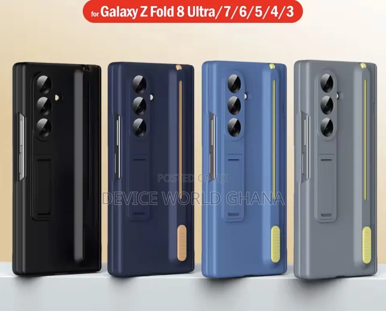 Zuo Hinge Full Protection Case for Samsung Z Fold 8ultra 8 7 6 5 4 3