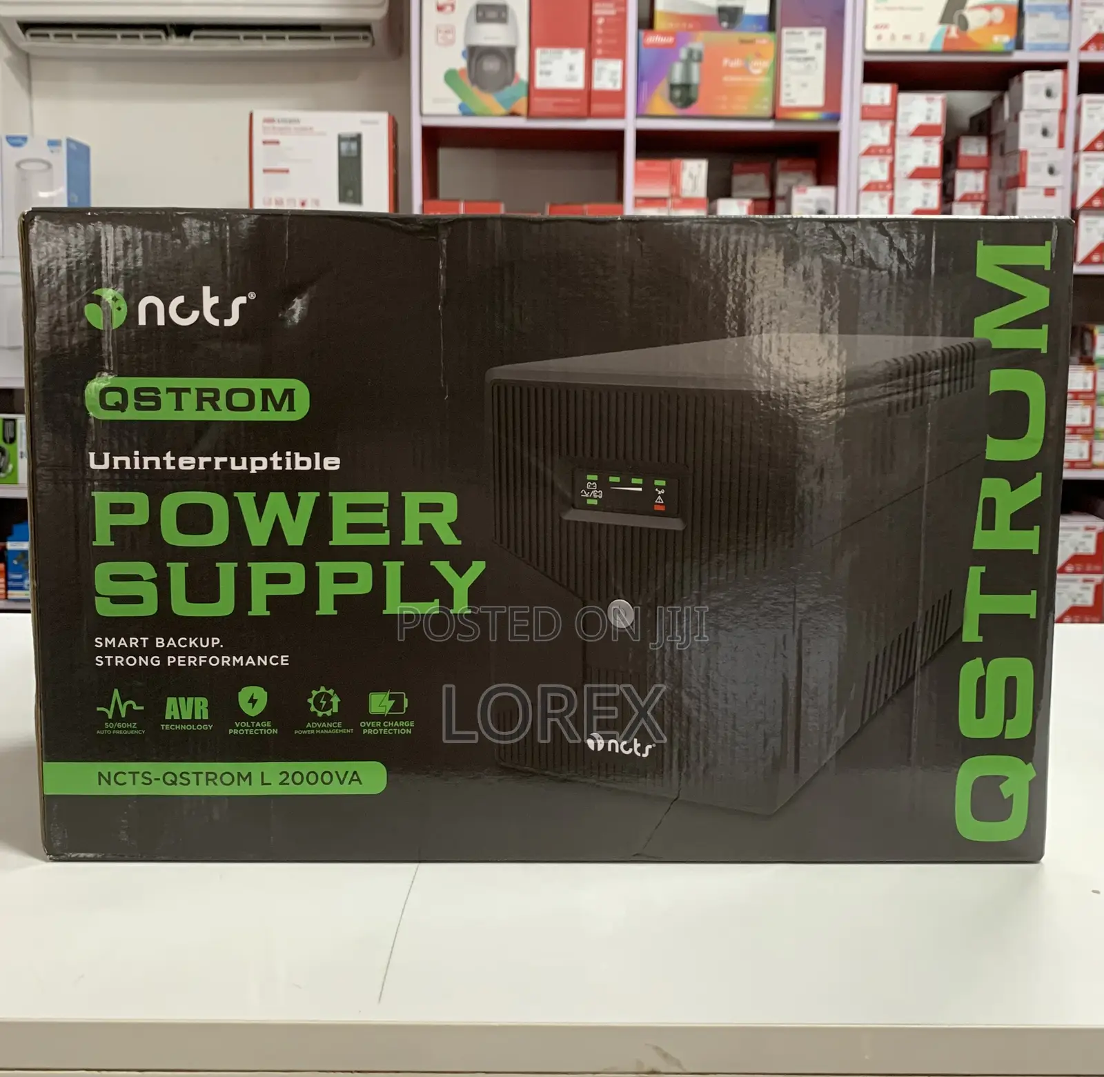 NCTS Ups 2000va Qstrom L Series Avr 9ah Battery 2pcs