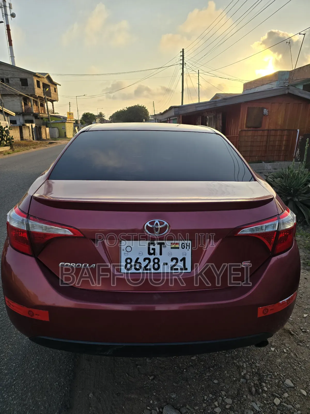 Toyota Corolla S Plus 4dr Sedan (1.8L 4cyl 6M) 2015 Red