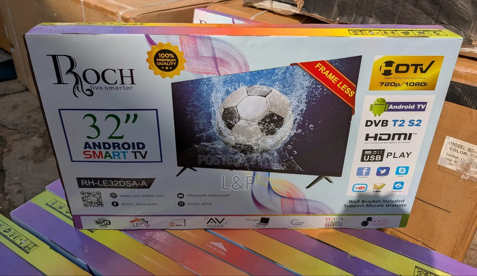 Roch Smart TV 32inch and Roch LED TV 32inches