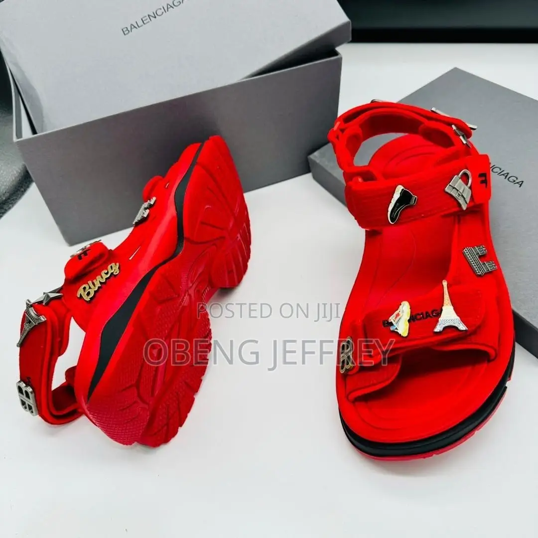 Original Balenciaga Cushion Slide/Sandals in Colours