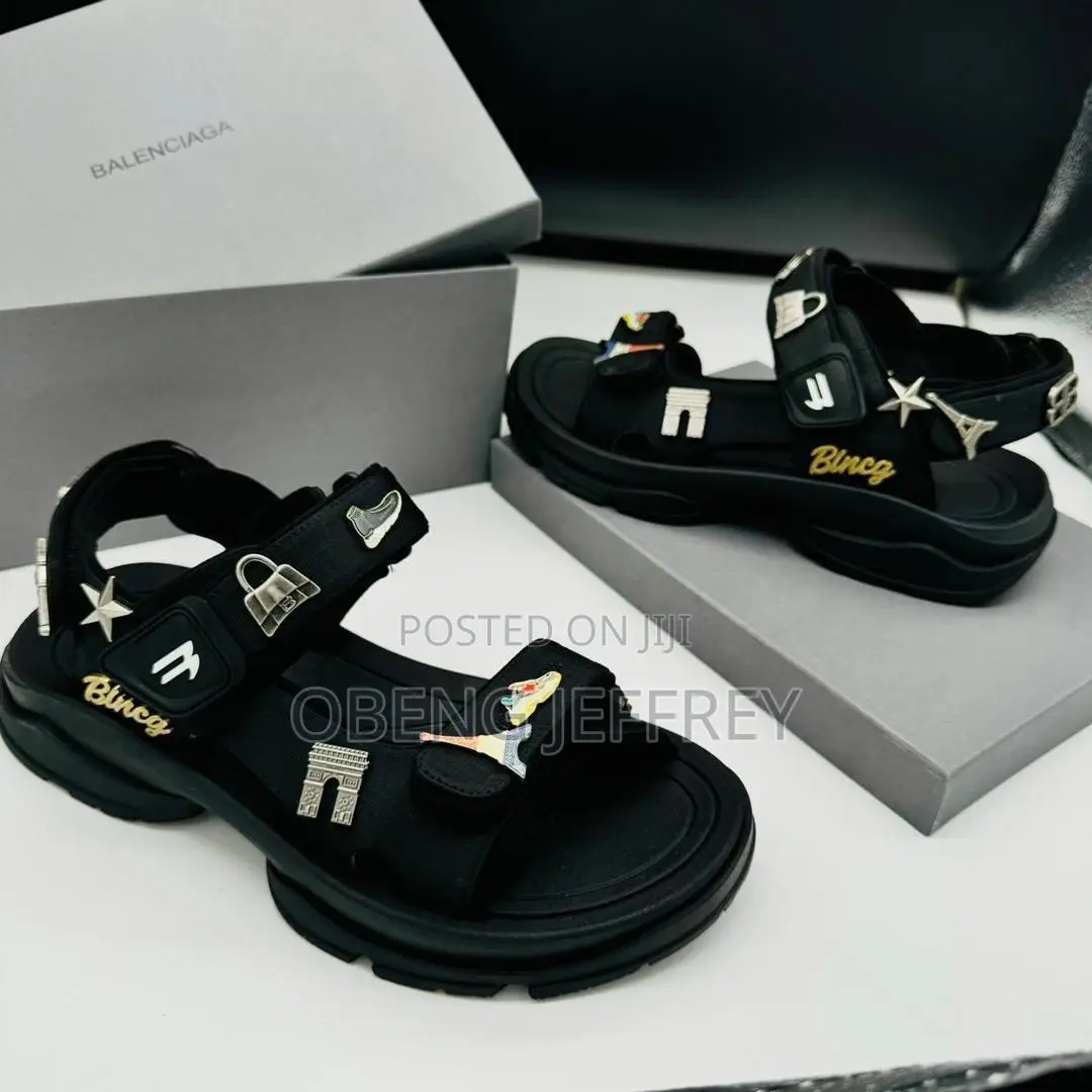 Original Balenciaga Cushion Slide/Sandals in Colours