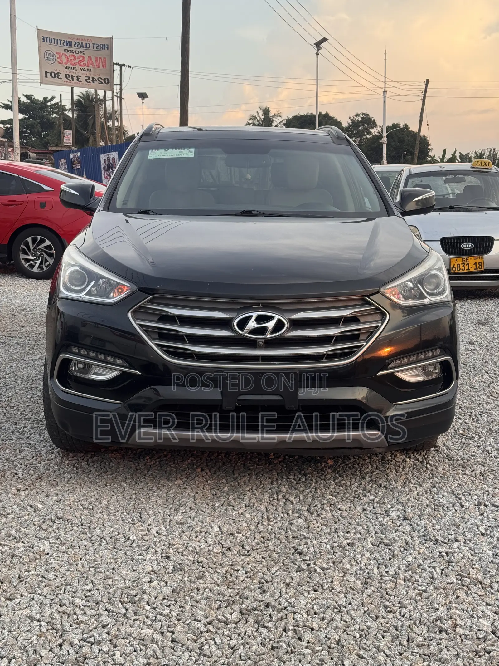 Hyundai Santa Fe SE Ultimate AWD 2017 Black