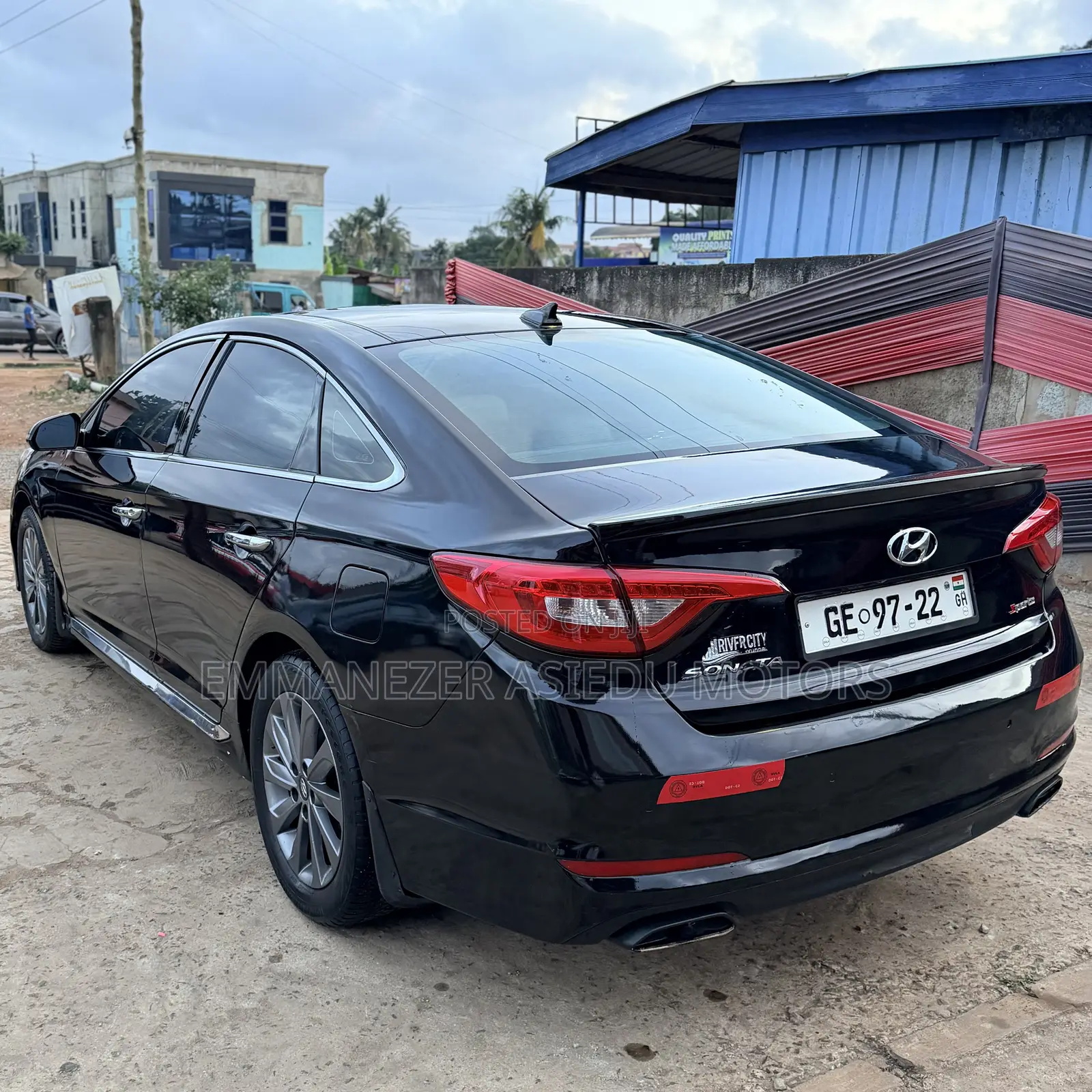 Hyundai Sonata Sport 2.0T Sedan FWD (2.0L 4cyl 6A) 2016 Black