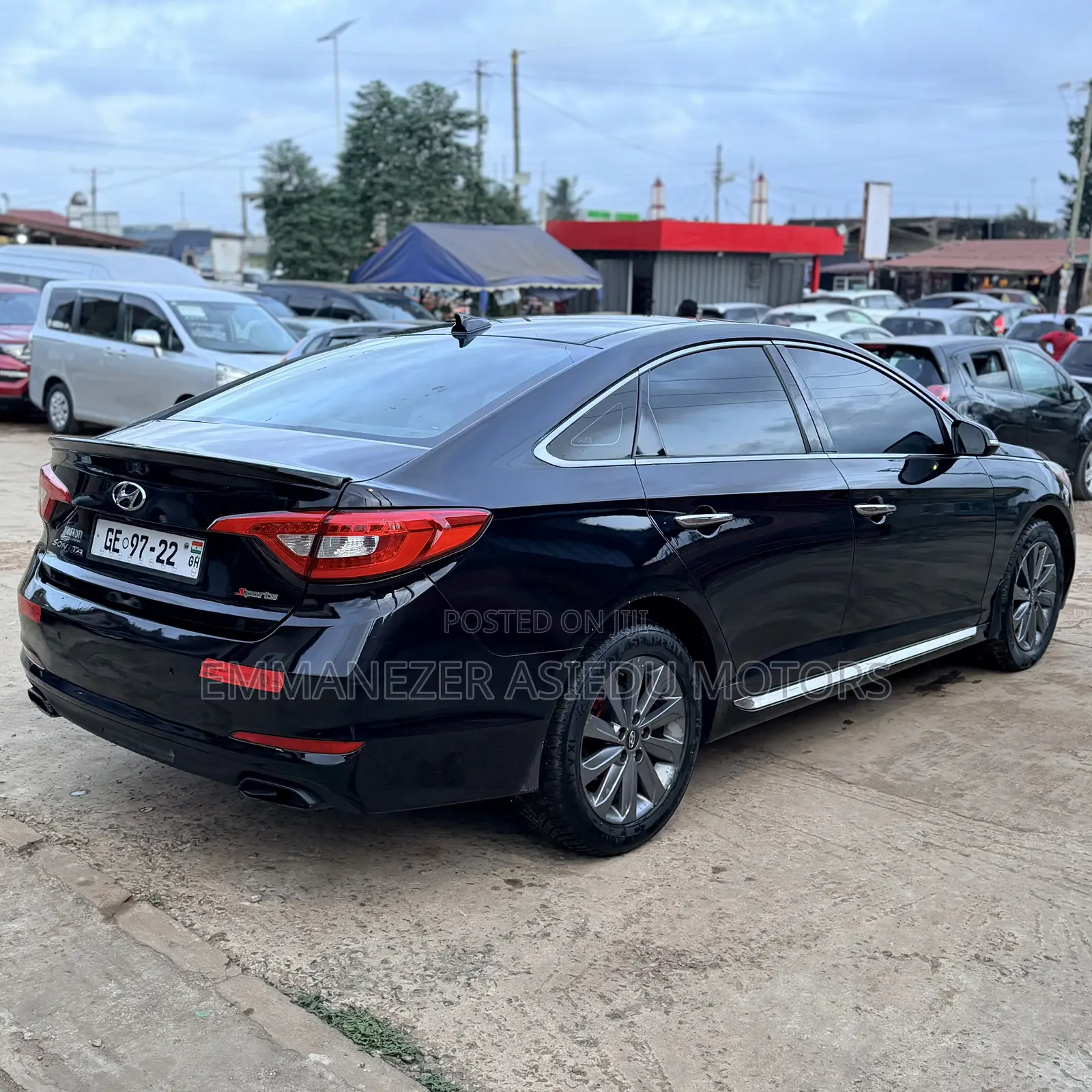 Hyundai Sonata Sport 2.0T Sedan FWD (2.0L 4cyl 6A) 2016 Black