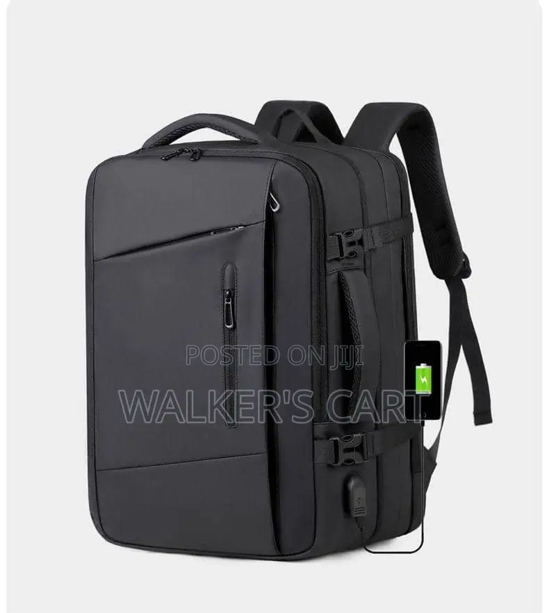 Expandable Travel Backpack – Multi-Pocket Business & Student Backpack