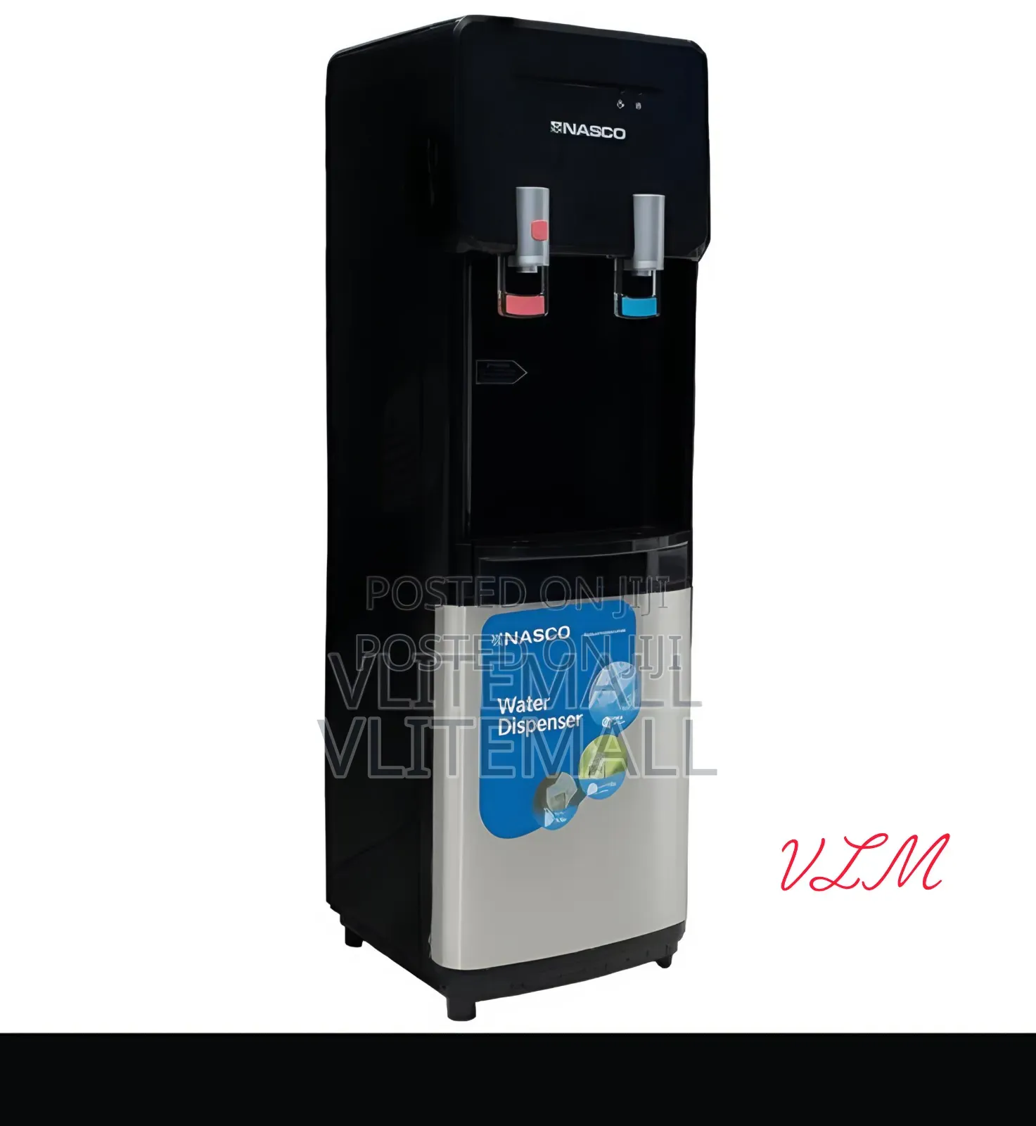 Nasco 16Ltrs 3Taps Water Dispenser Sku: Nas-Yl-1128blm