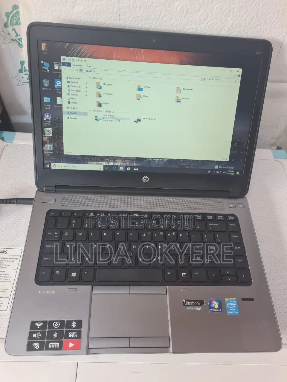 New Laptop HP 650 G1 8GB Intel Core i5 HDD 500GB