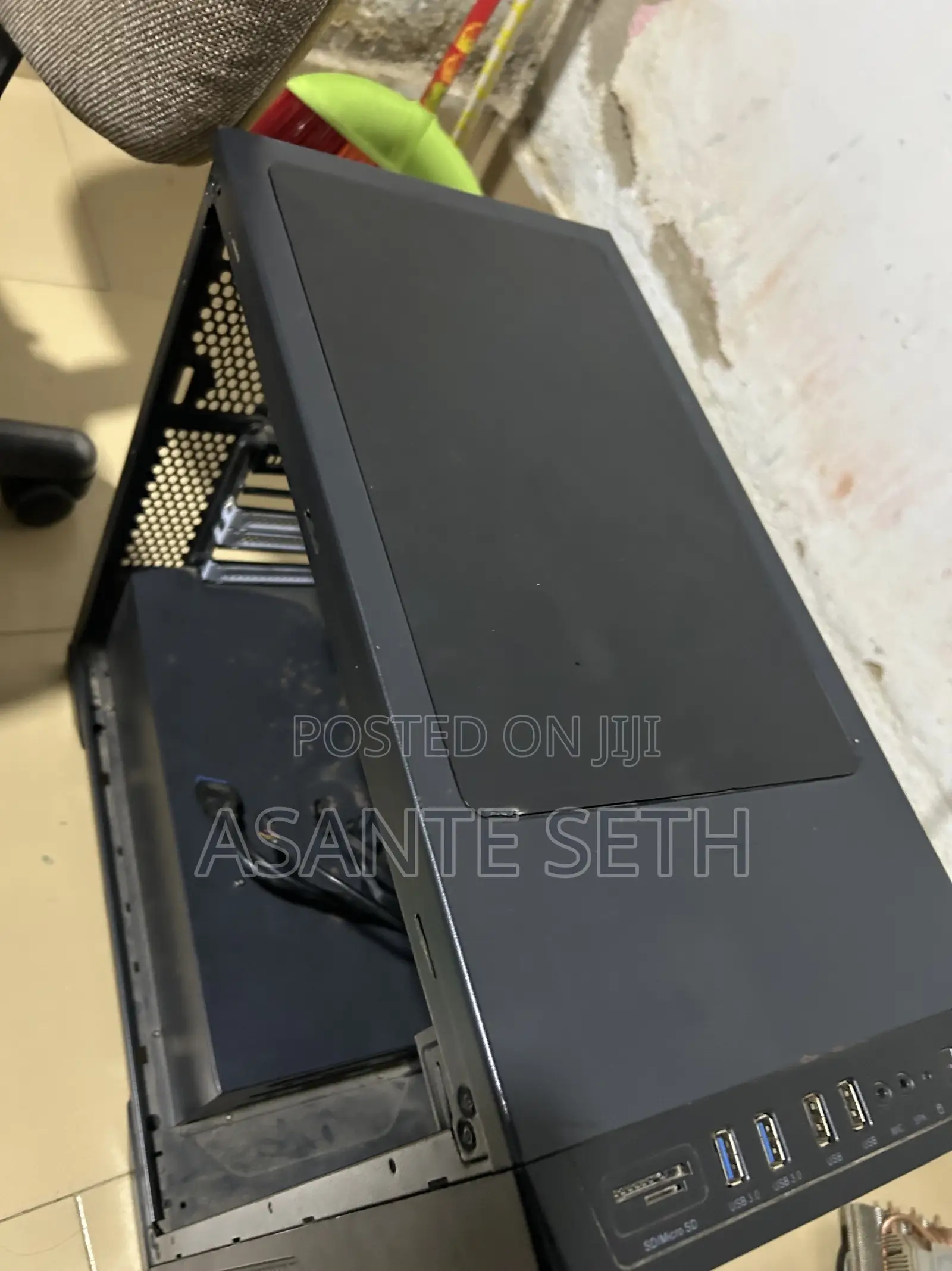 Full Big Atx Gaming Case With No Side Panel for Sale
