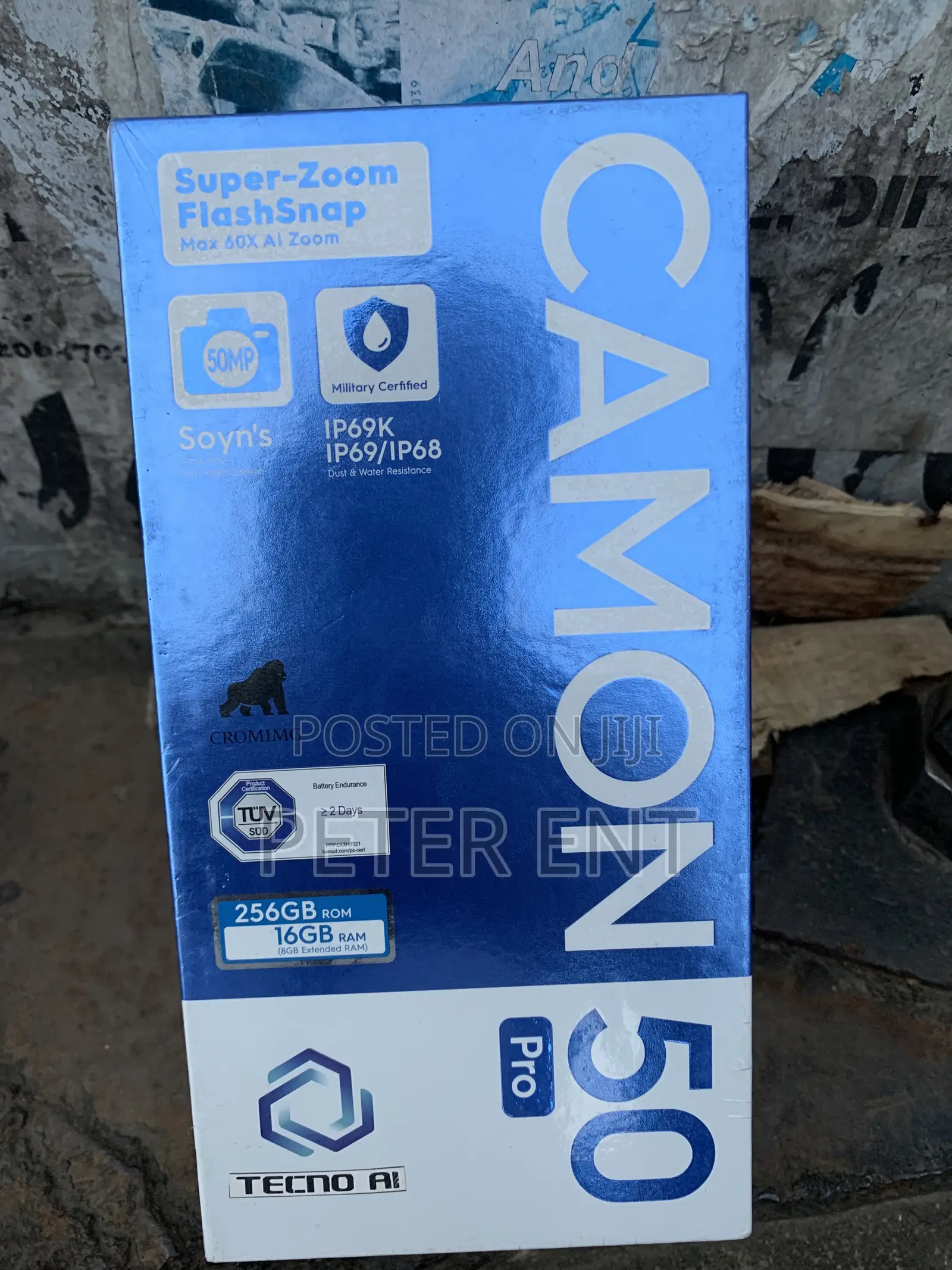 New Tecno Camon 50 Pro 256 GB Orange
