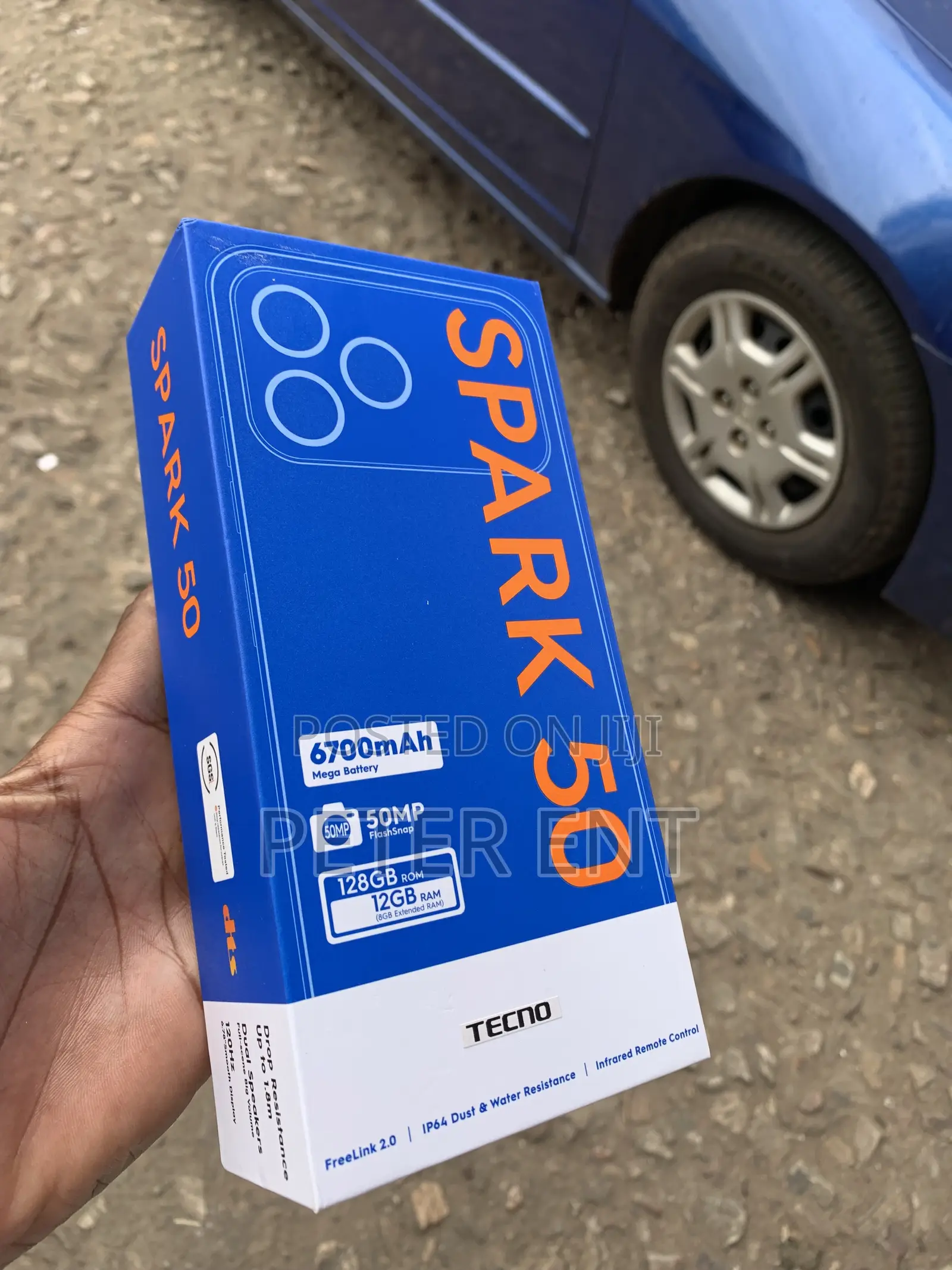 New Tecno Spark 50 128 GB Gray