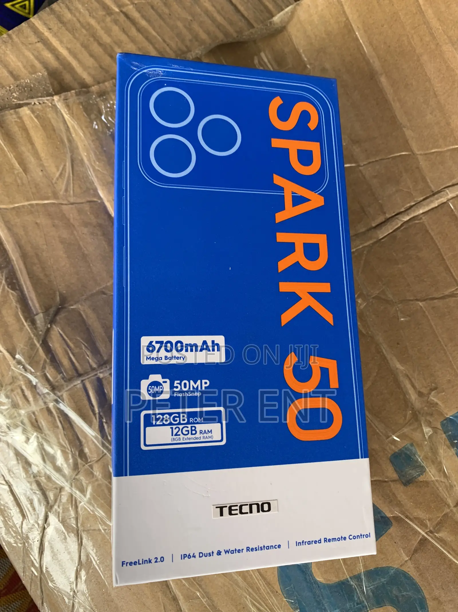 New Tecno Spark 50 128 GB Gray