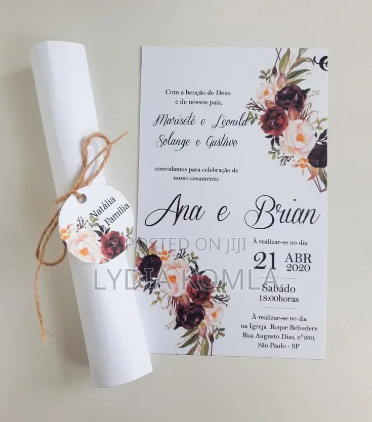 Wedding Invite Card With Branding