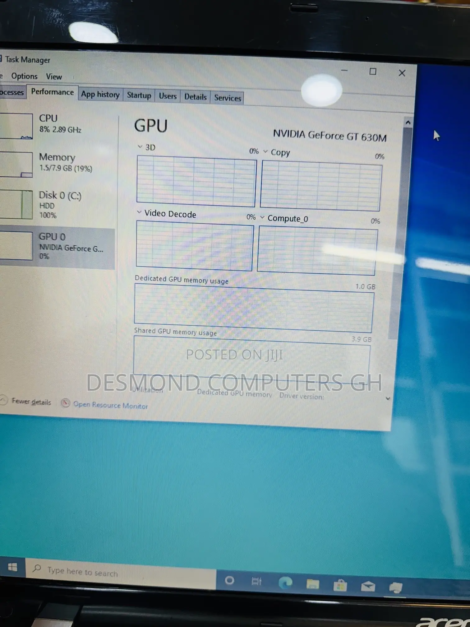 Laptop Acer Aspire V3-771 8GB Intel Core i7 HDD 500GB