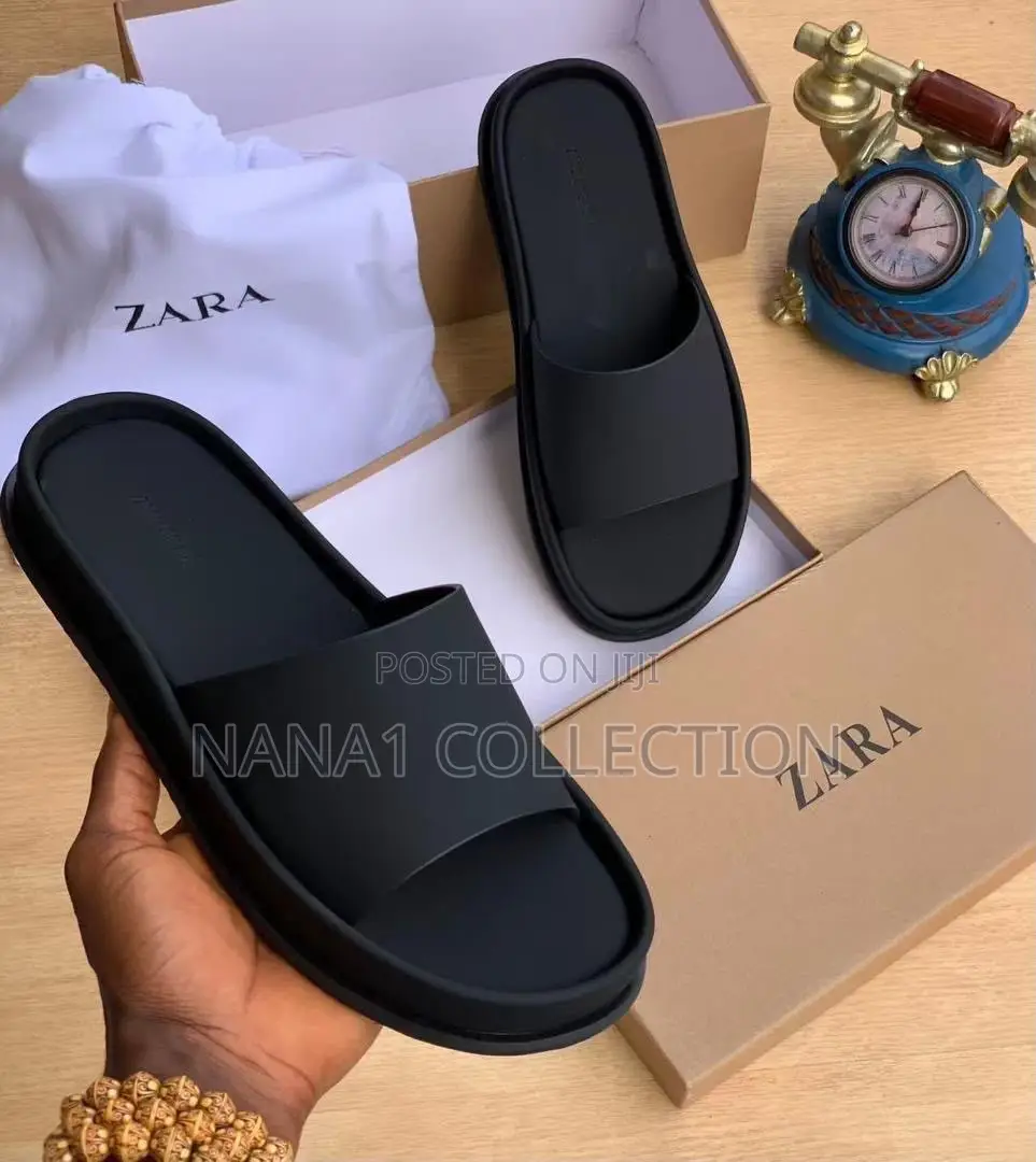Zara Branded Men’s Minimalist Slippers