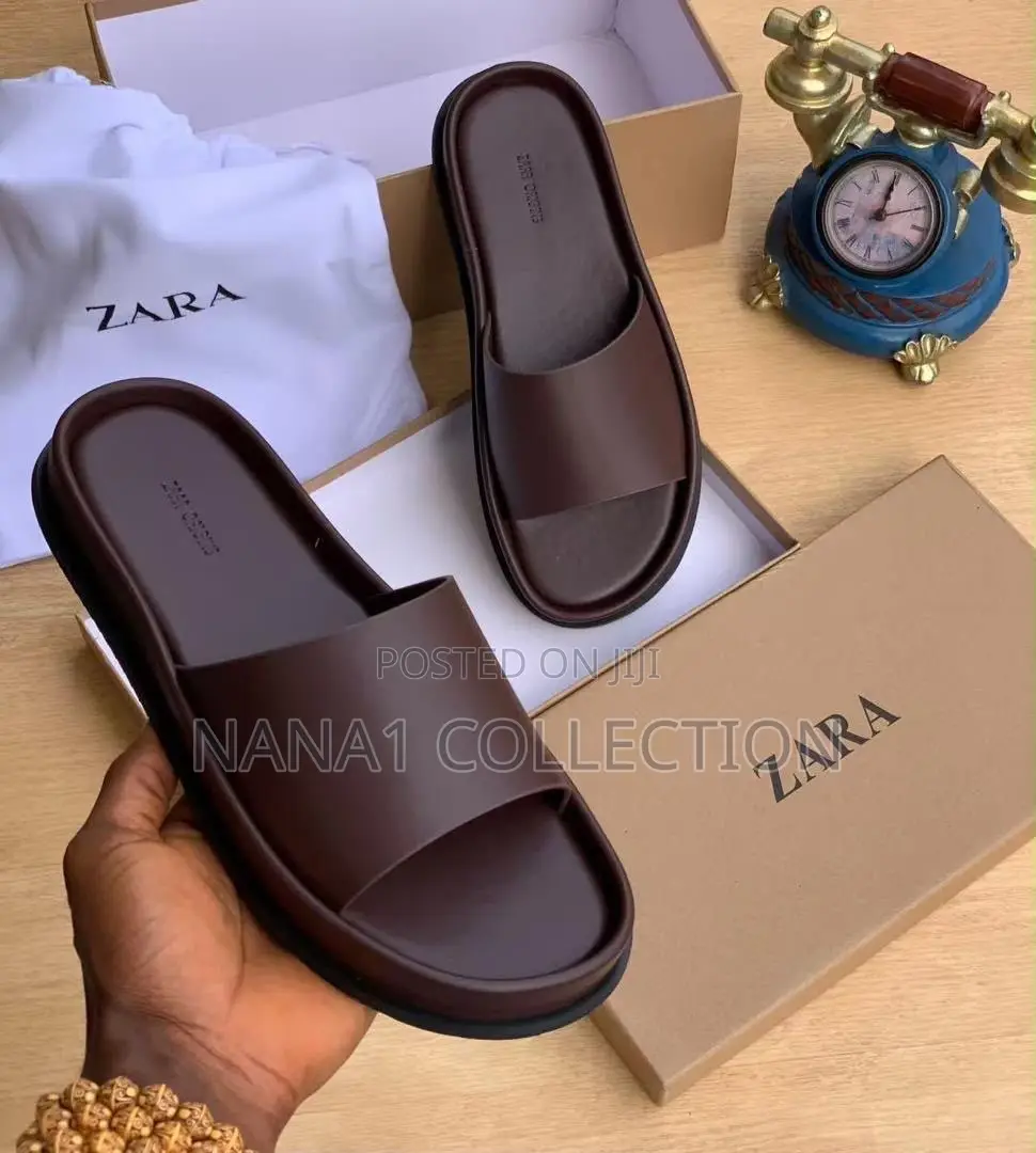 Zara Branded Men’s Minimalist Slippers