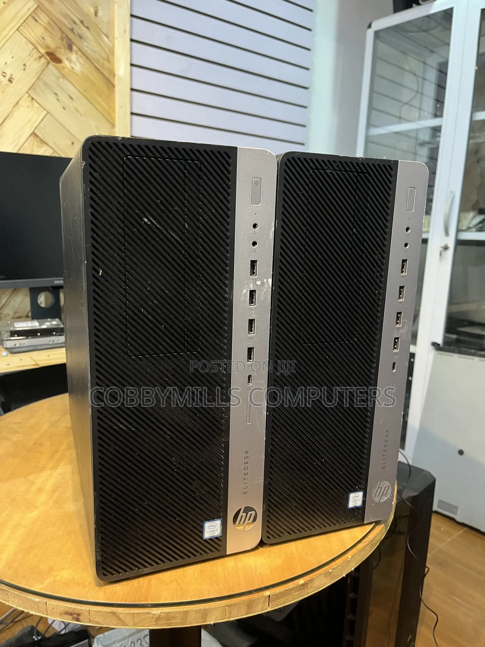Desktop Computer HP EliteDesk 800 G3 8GB Intel Core i7 SSD 256GB