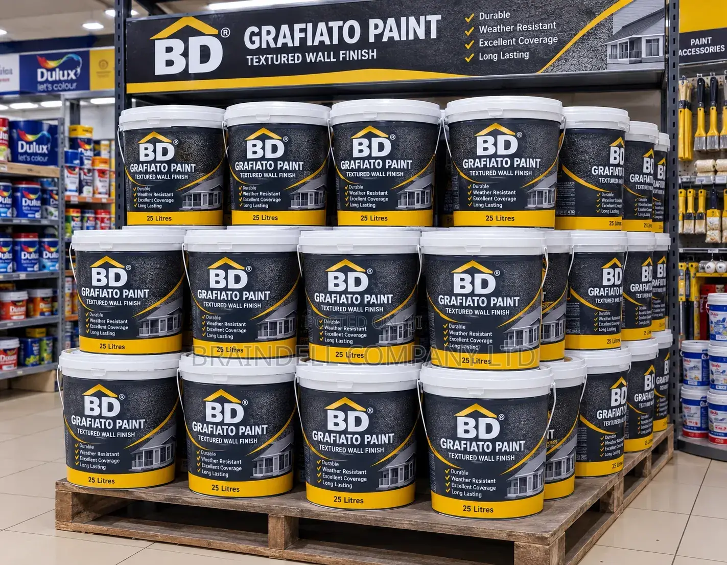 Grafiato Paint by Braindell Company LTD - Min. 50 Buckets