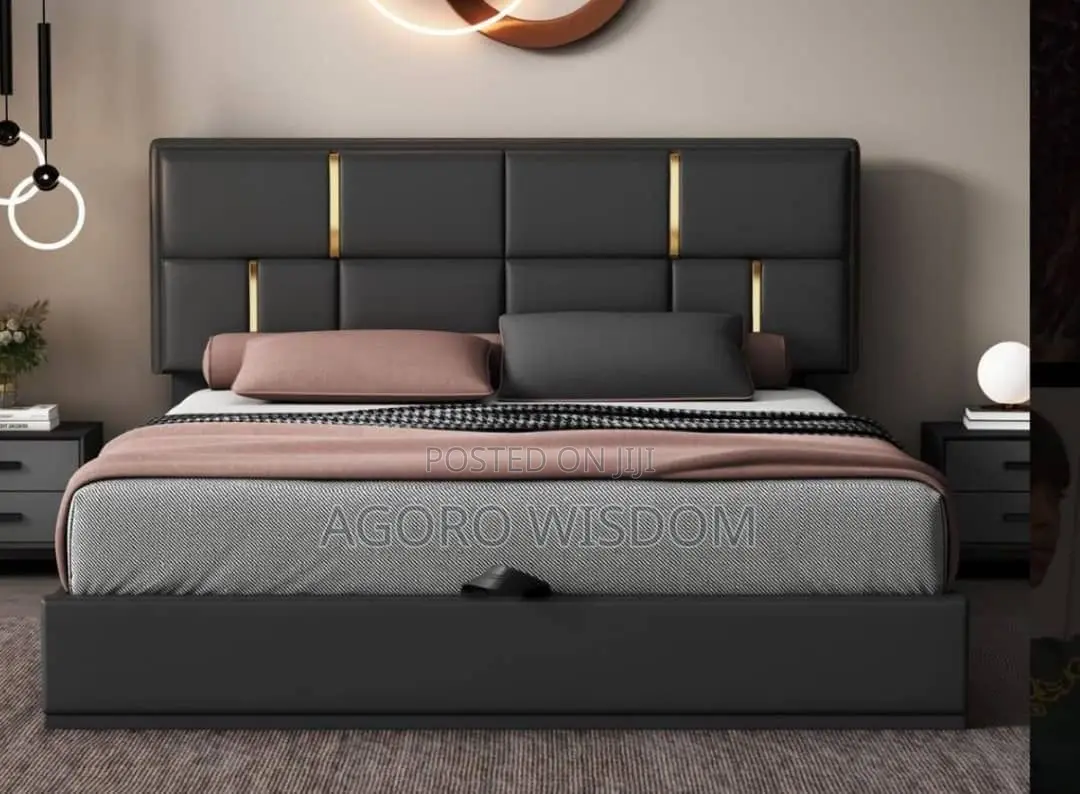 Available Double Bed Frame With Side Cabinets