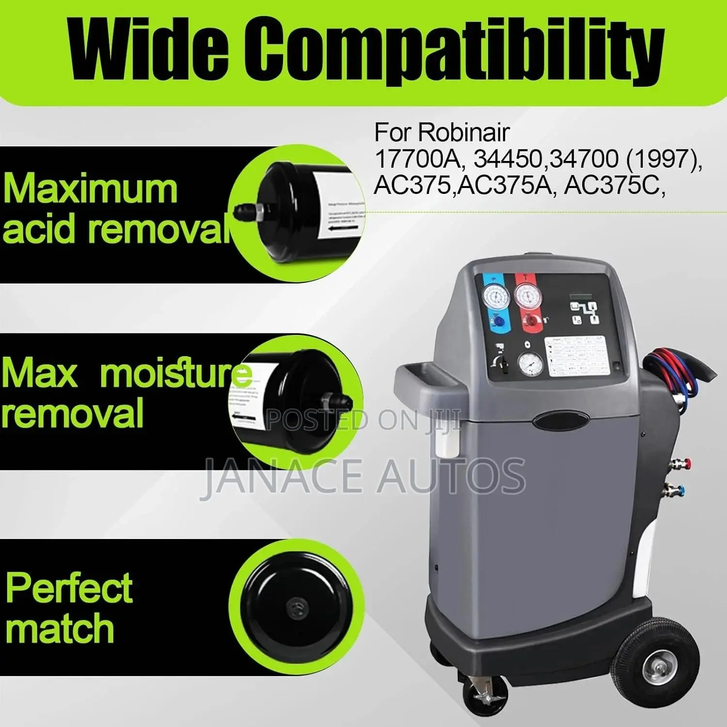 ROBINAIR 34430 Recycling Filter-Driers 17700A, 34450, 34700, AC375