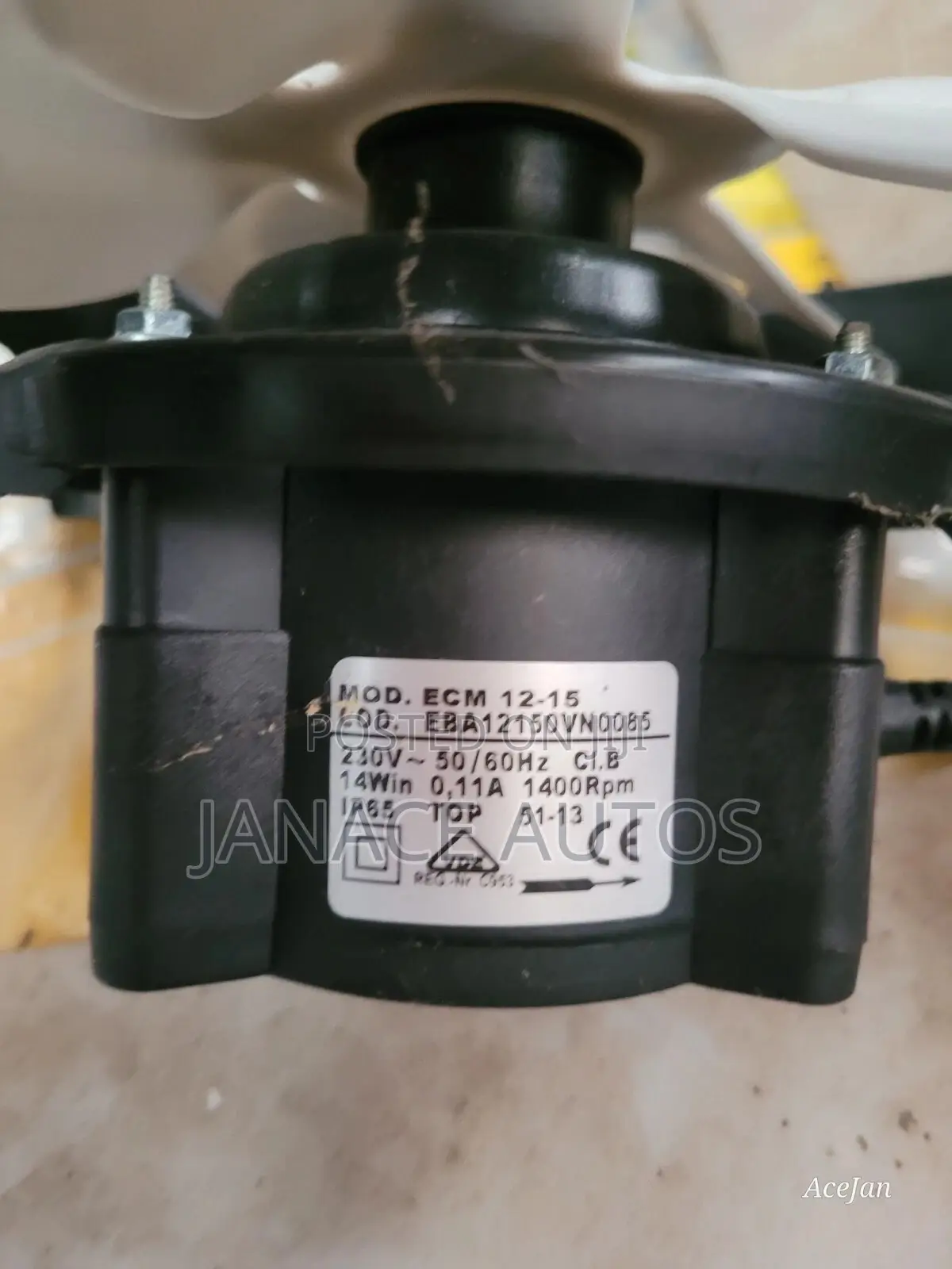 Remco EBA12150VB0402 Commutated (230V, 50Hz), Sucker Fan