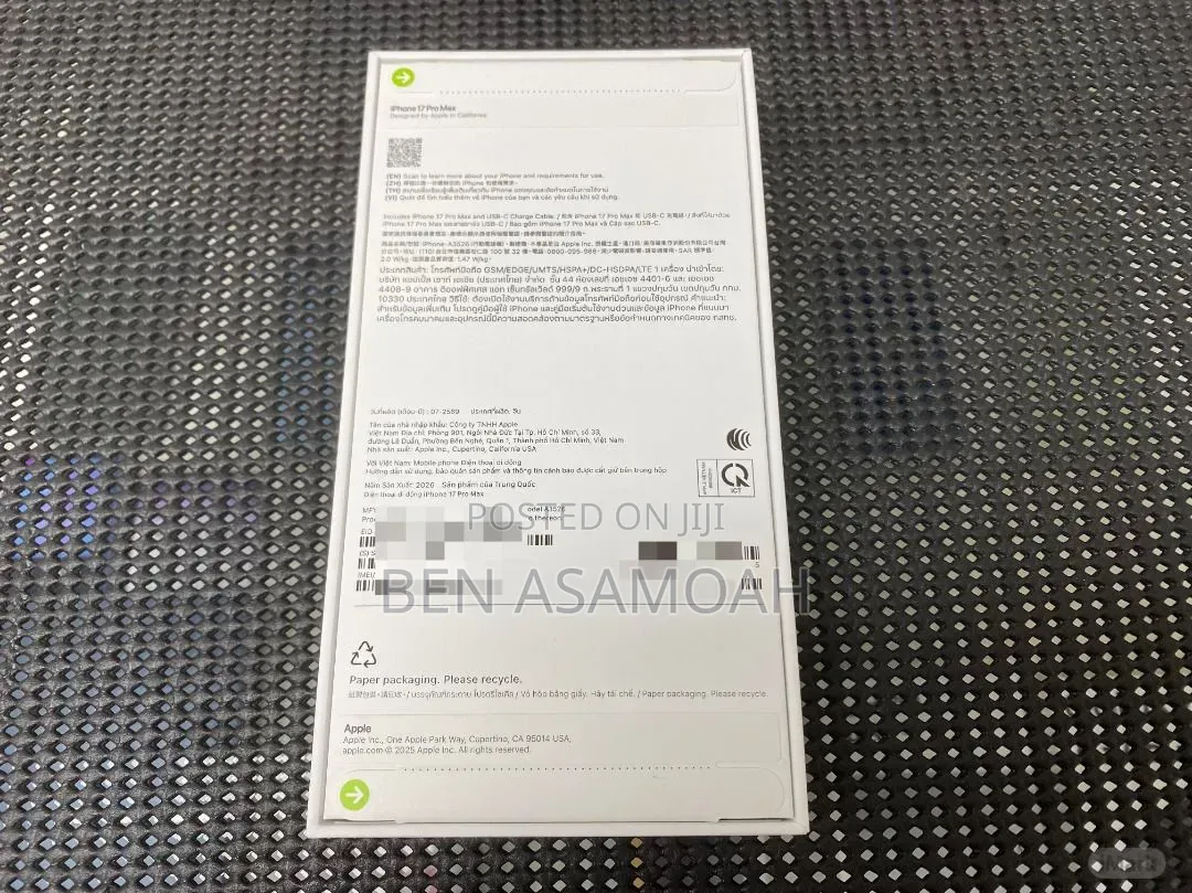 New Apple iPhone 17 Pro Max 1 TB Orange