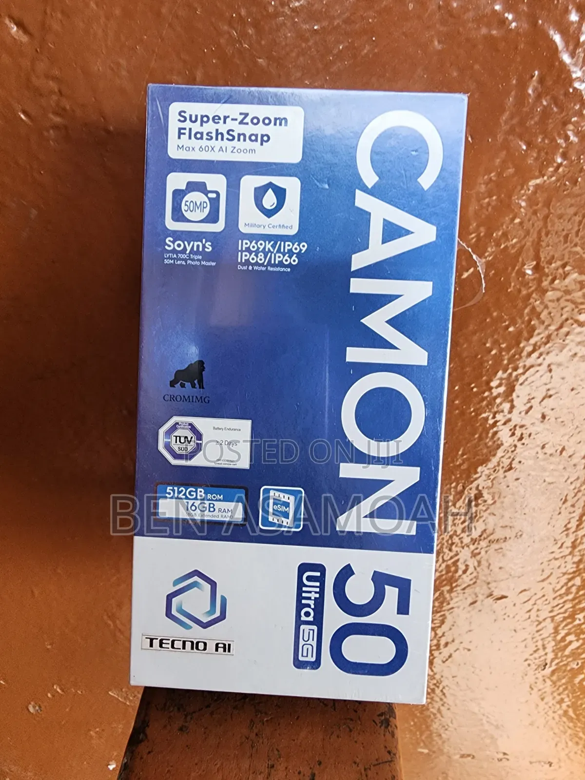 New Tecno Camon 50 Ultra 512 GB Black