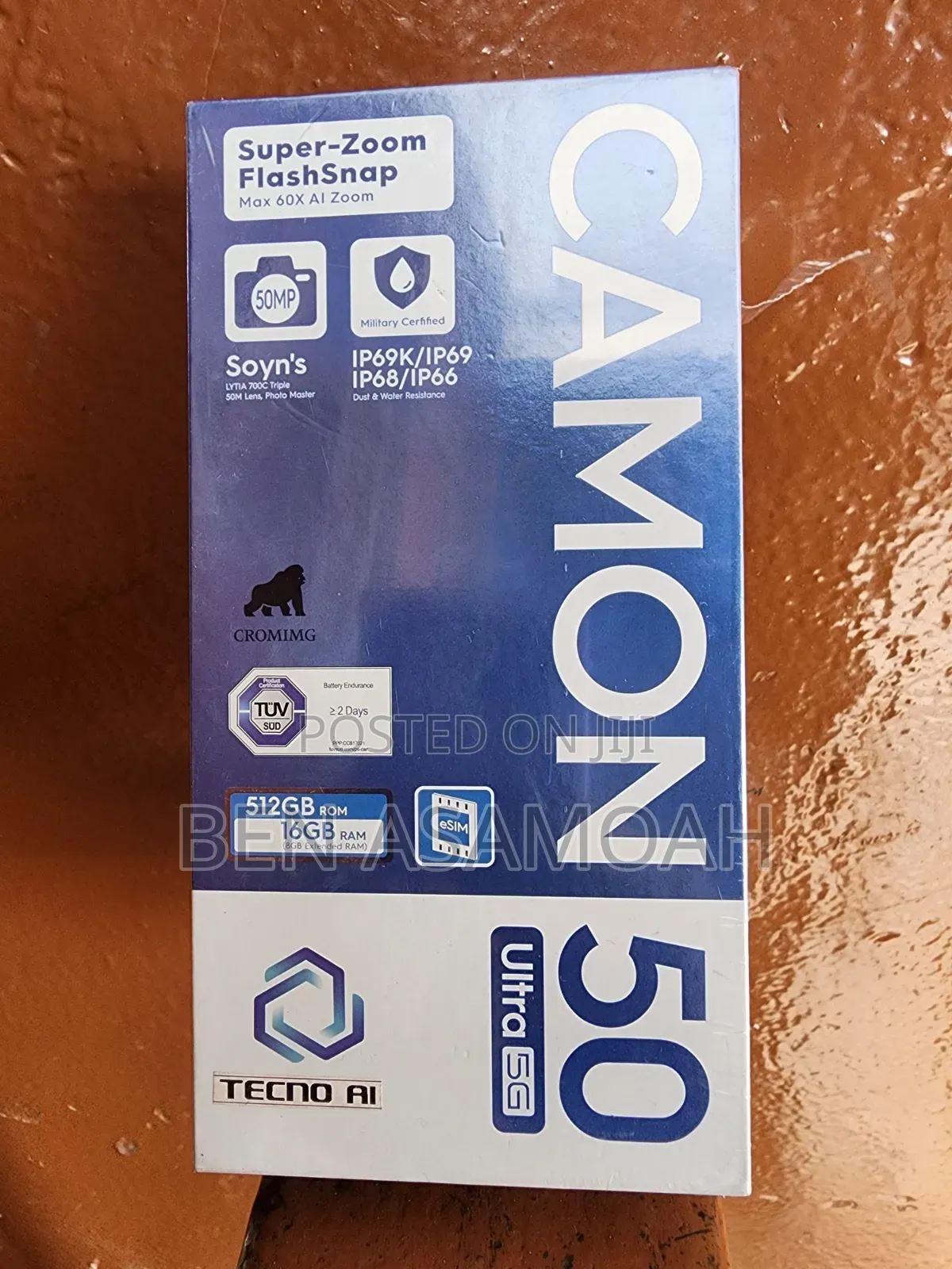 New Tecno Camon 50 Ultra 512 GB Black