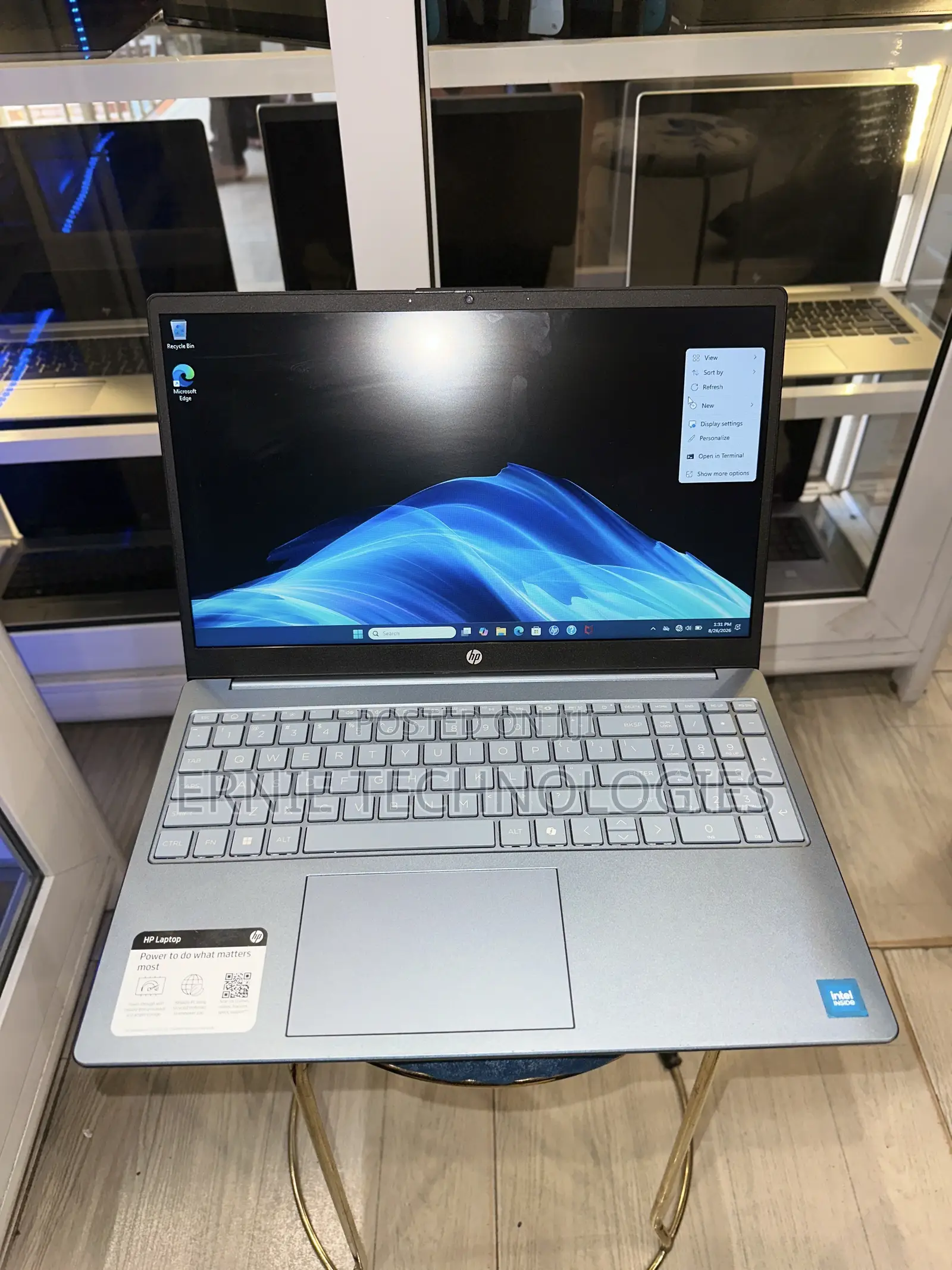 Laptop HP 15 4GB Intel SSD 128GB