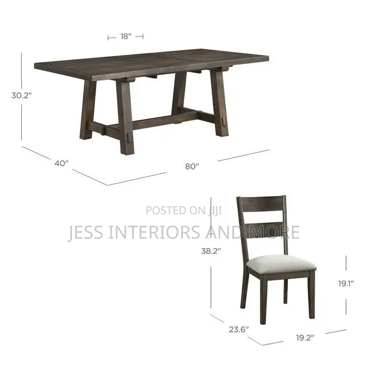 Dining Table Set 7-Piece(Brinley)