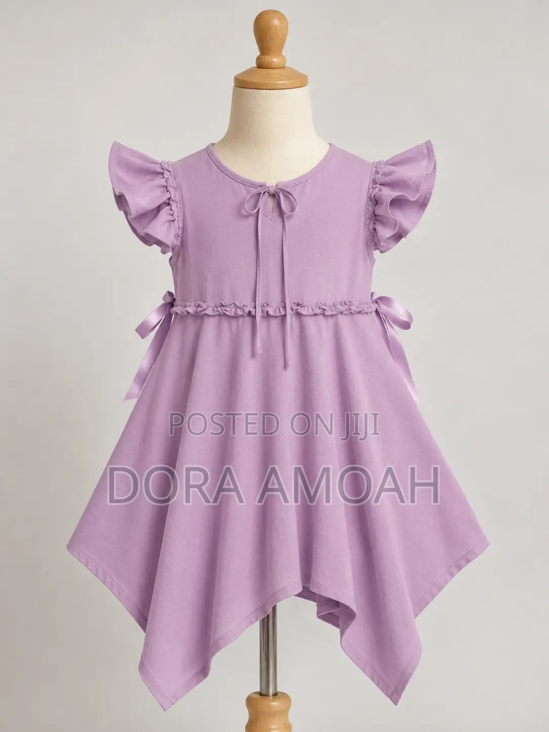 Sweet Lilac Flutter Dress 💜